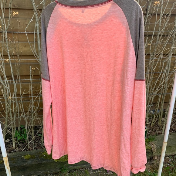 osazic Women's Casual Long Sleeve Tunic Tops Crew - Picture 2 of 3